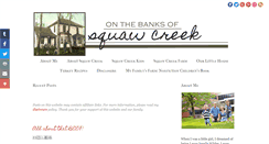 Desktop Screenshot of onthebanksofsquawcreek.com