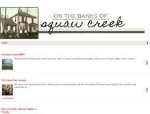 Tablet Screenshot of onthebanksofsquawcreek.com